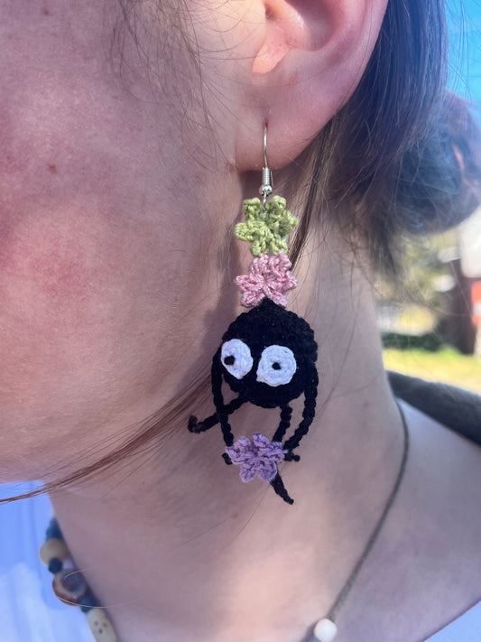 Sewing Soots Crochet Earrings by Izzy