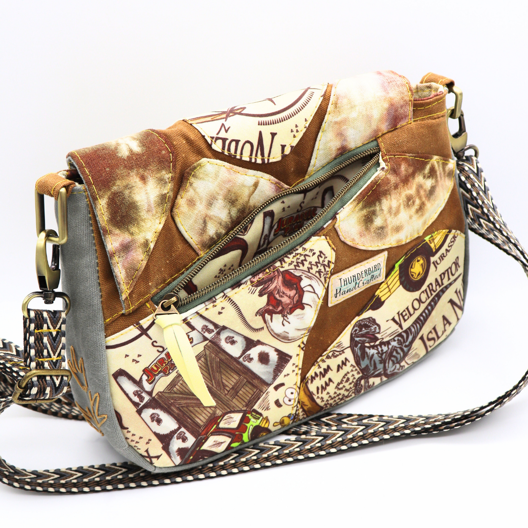 Jurassic World Patches Crossbody