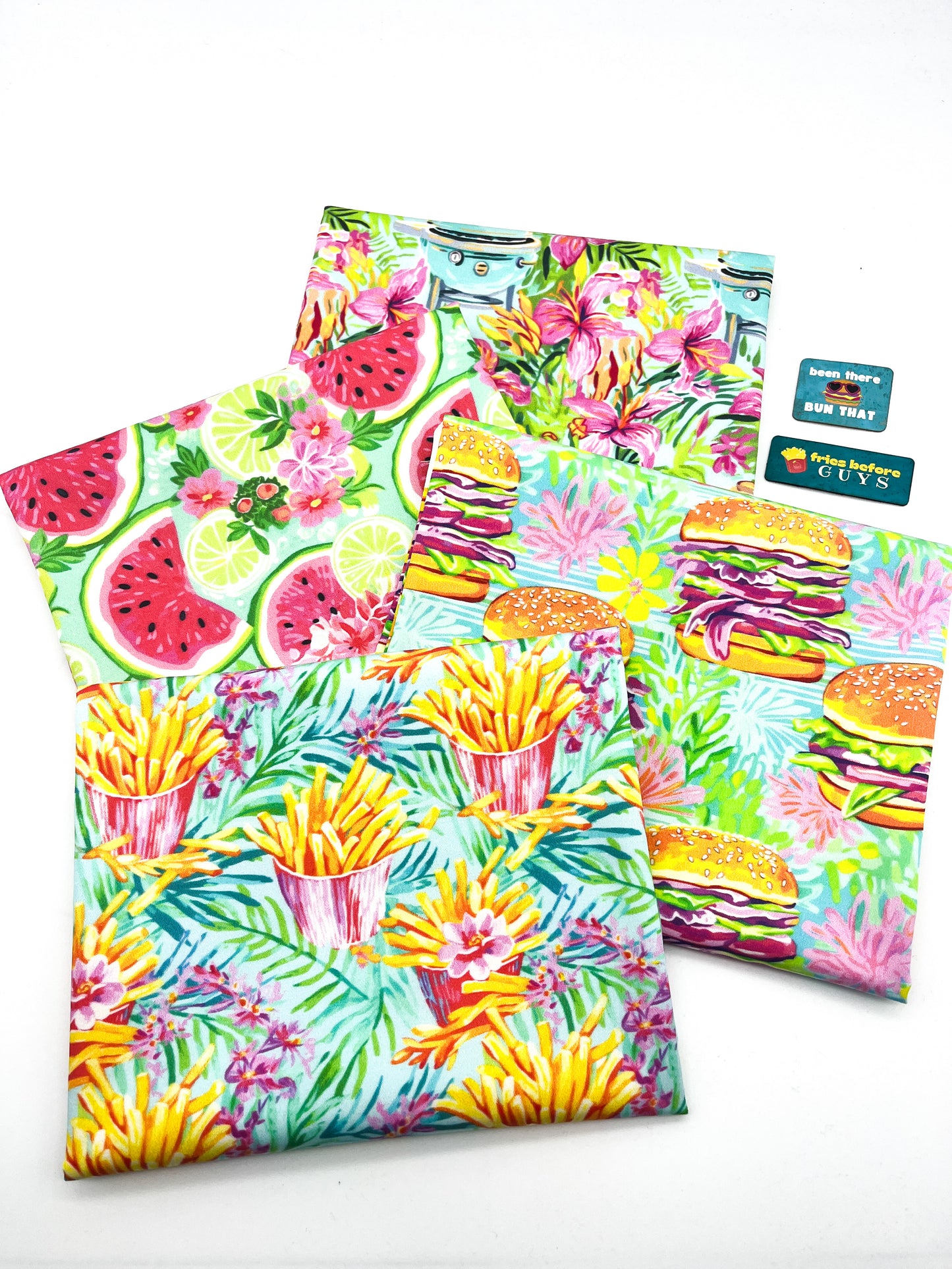 Summer Foodie Luxe Sateen XL FQ Pack w/ 2 Tags