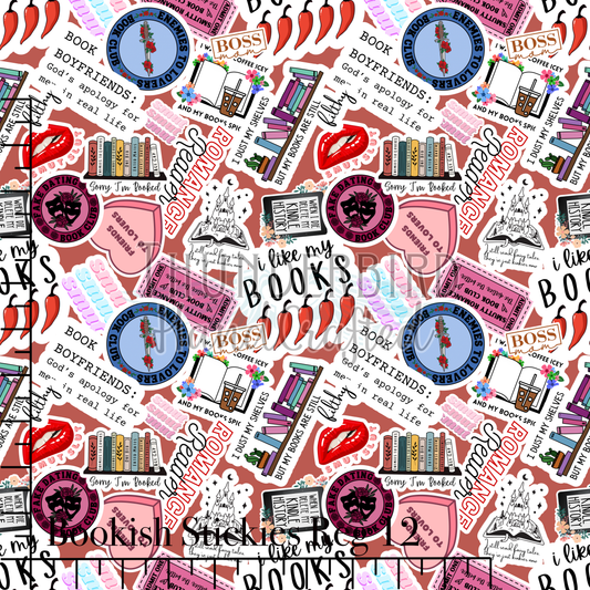 Bookish Stickies 12in Reg