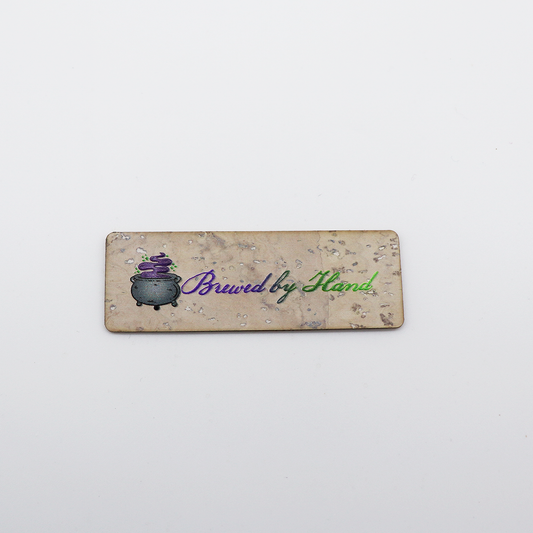 Brewed by Hand Cork Tag - Set of 3