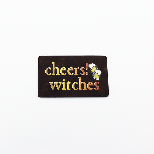 Cheers Witches Cork Tag - Set of 3