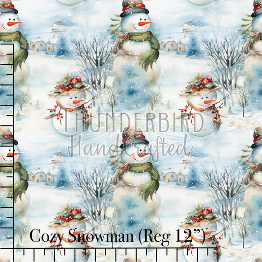 Cozy Snowman Reg 12in