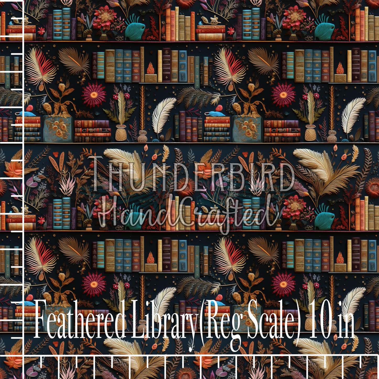 Feathered Library (Reg Size)