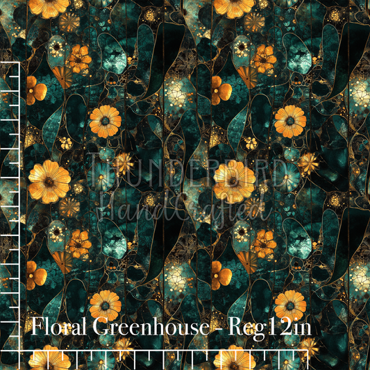 Floral Greenhouse Reg 12in