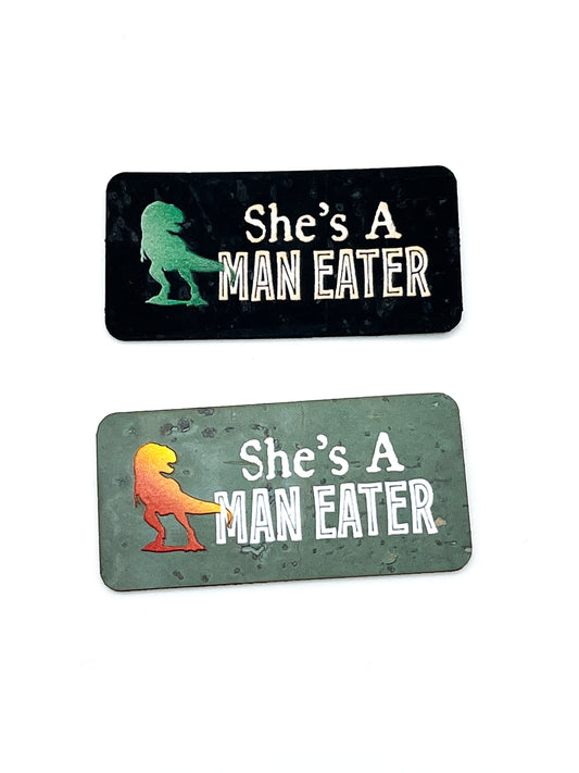 "She's a Man Eater" - Cork Tag Set H&H Collab