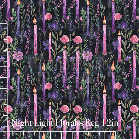 Night Light Florals Reg 12in