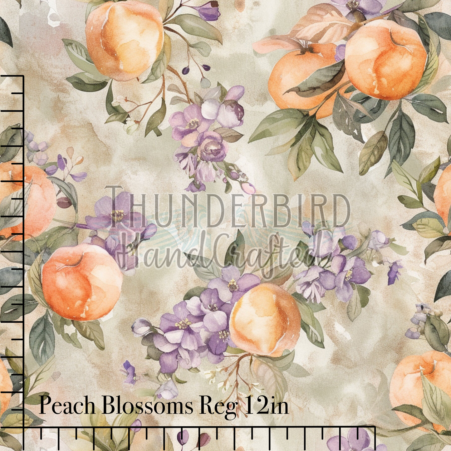 Peach Blossoms Reg 12in