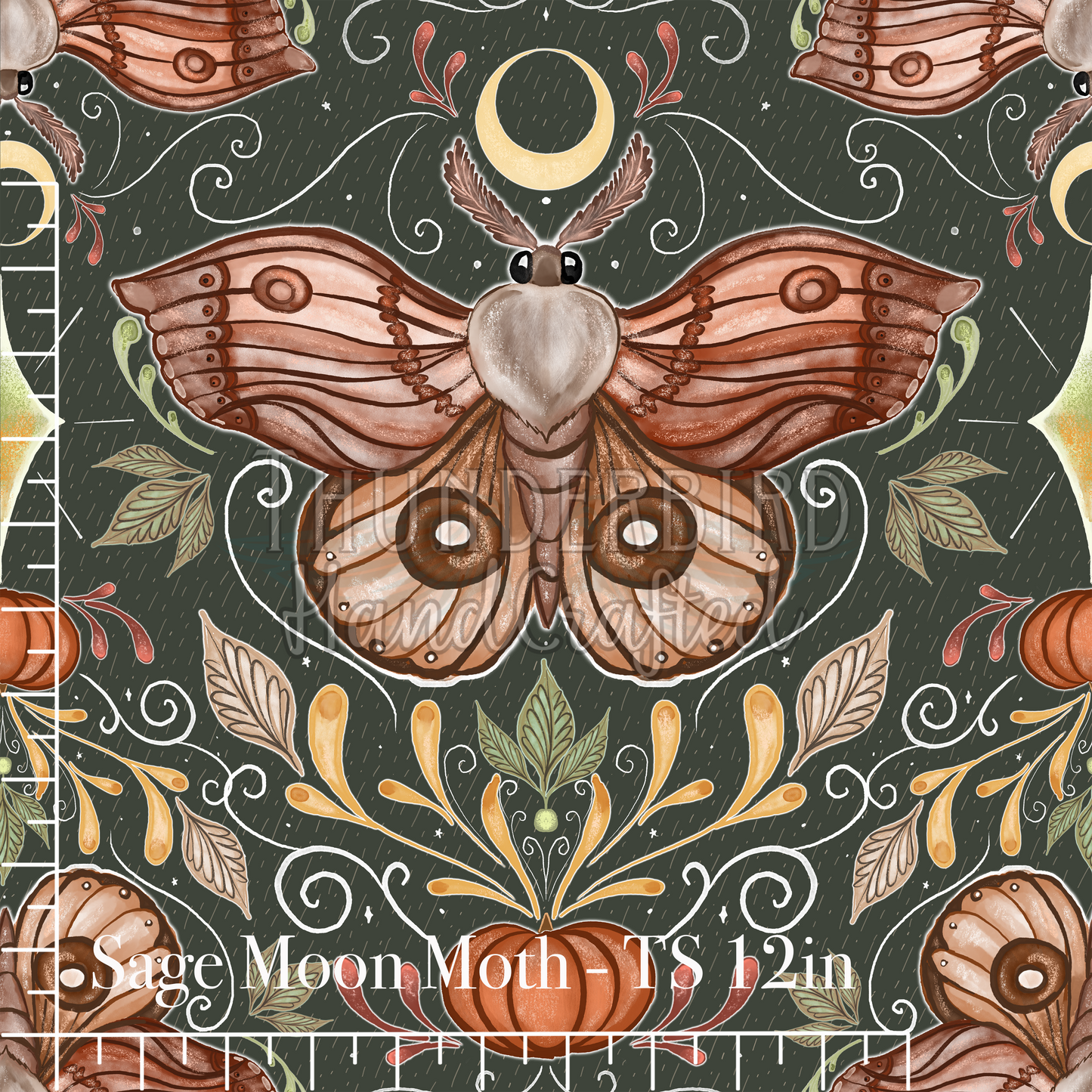 Sage Moon Moth TS 12in