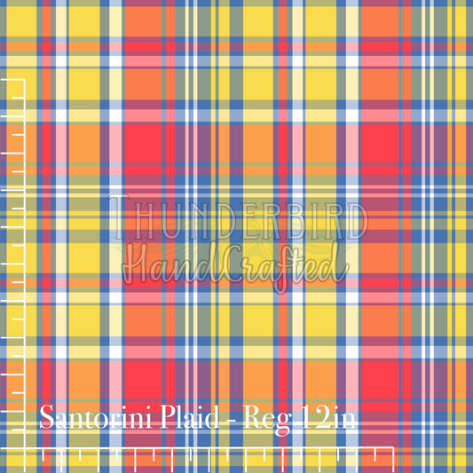 Santorini Plaid Reg 12in