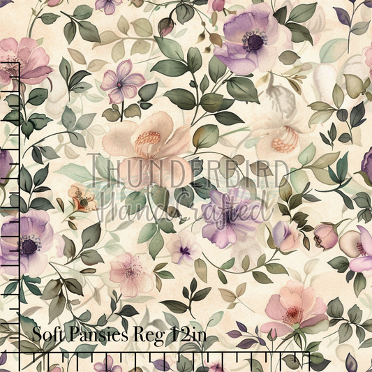 Soft Pansies Reg 12in