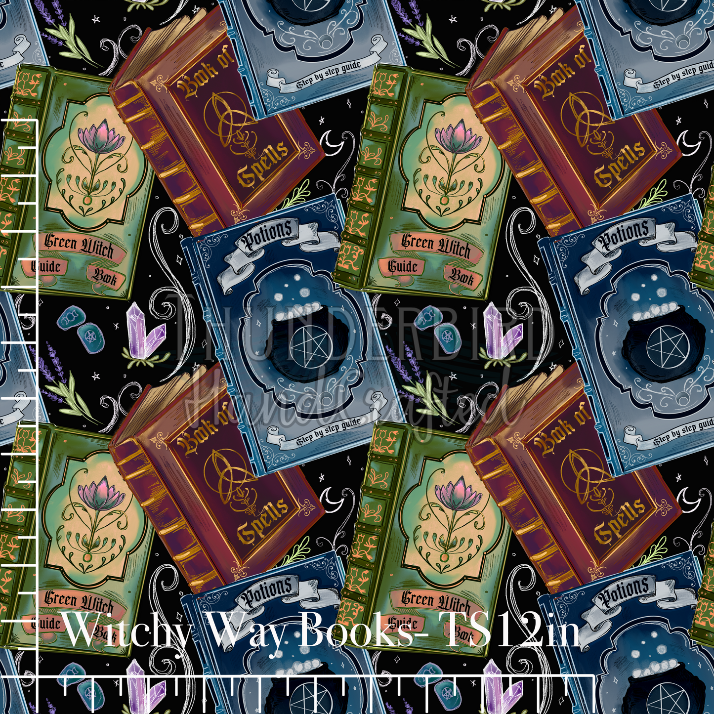 Witchy Way Books TS 12in