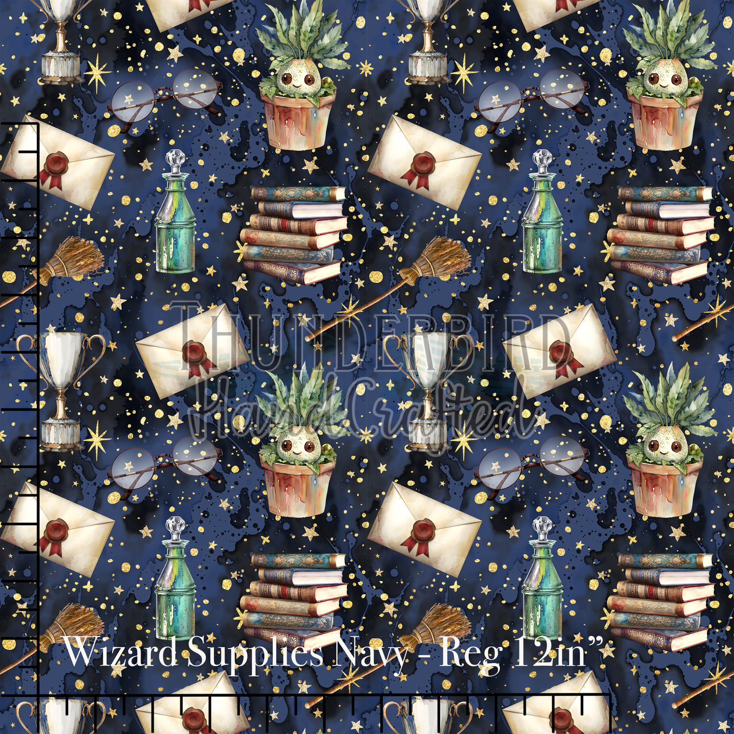 Wizard Supplies in Navy (Reg 12in)