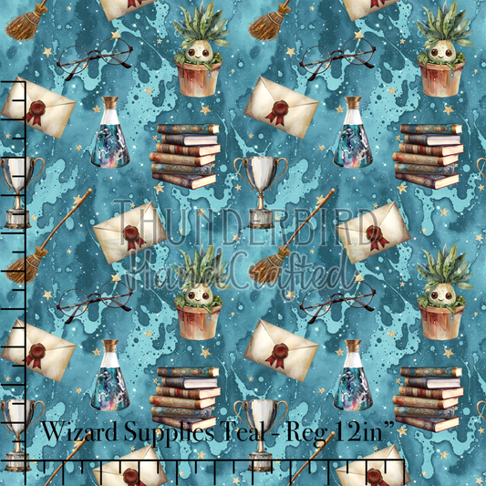 Wizard Supplies in Teal (Reg 12in)